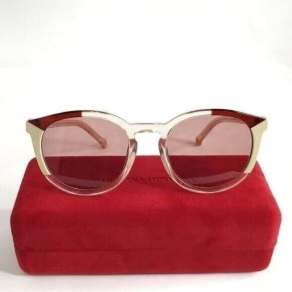 Carolina Herrera Sunglasses CH0053 Cat Eye Designer NEW - Picture 3 of 14